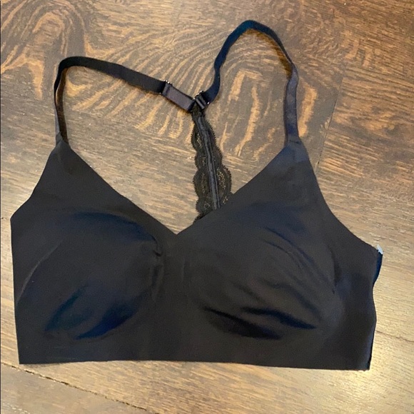 true body triangle lace racerback bra
